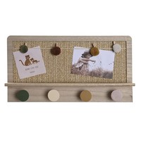 Garderobe Dkd Home Decor NatüRlich Bunt Faser Holz Mdf [45 X 6 X 24 Cm]