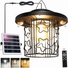 Solar Shed Light Indoor Gazebo Lights Outdoor, 2 Motion Sensor Solar Lamps for P