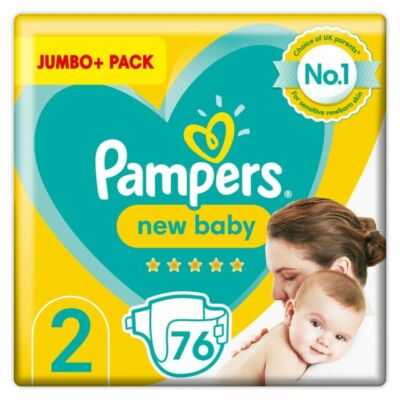 Pampers Baby Größe 2 Windeln Einwegwindeln - 76 Stück