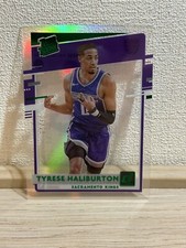 Tyrese Haliburton Rc SP #’d /25 Donruss Clearly Green Rated Rookie