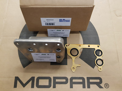 Engine Oil Cooler Jeep Liberty Cherokee 05-07 2.8crd New OEM Mopar
