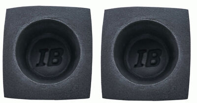 Speaker Baffles Universal 6.5'' Black Round Foam Bass Reflex Acoutstic Car Audio