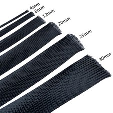Silicone Fiberglass Sleeving Cable Wire HIGH TEMP Insulating Tube Sheath 1-30mm