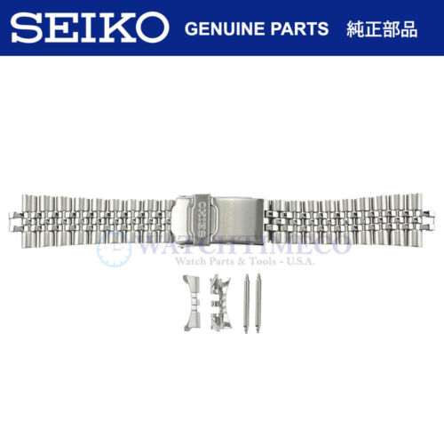Seiko Metal Watch Band for SKX007 SKX009 SKX173 Stainless Steel Jubilee Bracelet - Afbeelding 1 van 1