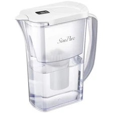 SimPure Water Filter Pitcher 15 Cup Clearly Water BPA-Free Reduce TDS Chlorine