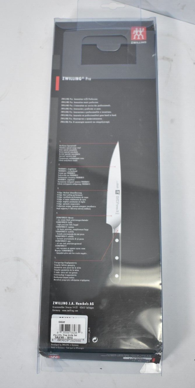ZWilling Pro 2 Pc Prep Knife Set Stainless Steel Kitchenware Cutlery 38430014 eBay