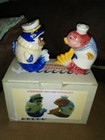 Stoneware Salt & Pepper Shaker Set * New in Box by Cracker Barrel * Nautical  — photo 4