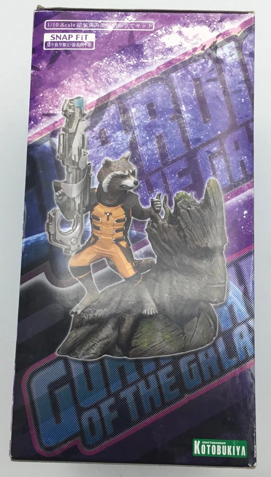ARTFX Guardianes de la Galaxia Groot & Rocket Racoon Estatua Escala 1/10 Modelo Kit Foto 4 de 4