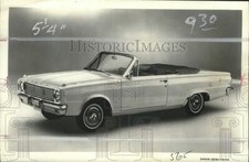 1965 Press Photo 1966 Dodge Dart Convertible Automobile - Pio32110 1965 Press Photo 1966 Dodge Dart Convertible Automobile - Pio32110
