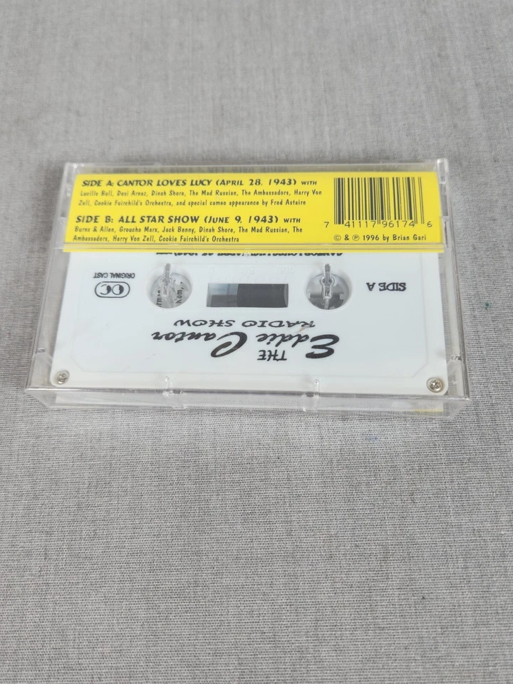 The Eddie Cantor Show CANTOR LOVES LUCY All Star Show 1996 Cassette NEW SEALED - Image 3 of 3