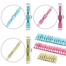 Heat Shrink Spade Male Female Electrical Wire Terminals Butt Connectors Kit