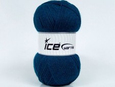 4-Skein Lot Gonca Yarn Light Acrylics 4x100g/300m Teal