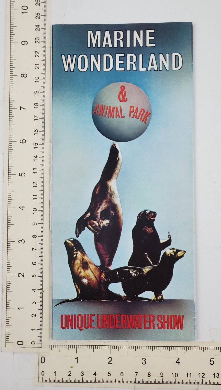 1960s Niagara Canada Marine Wonderland Animal Park Vintage Travel Brochure