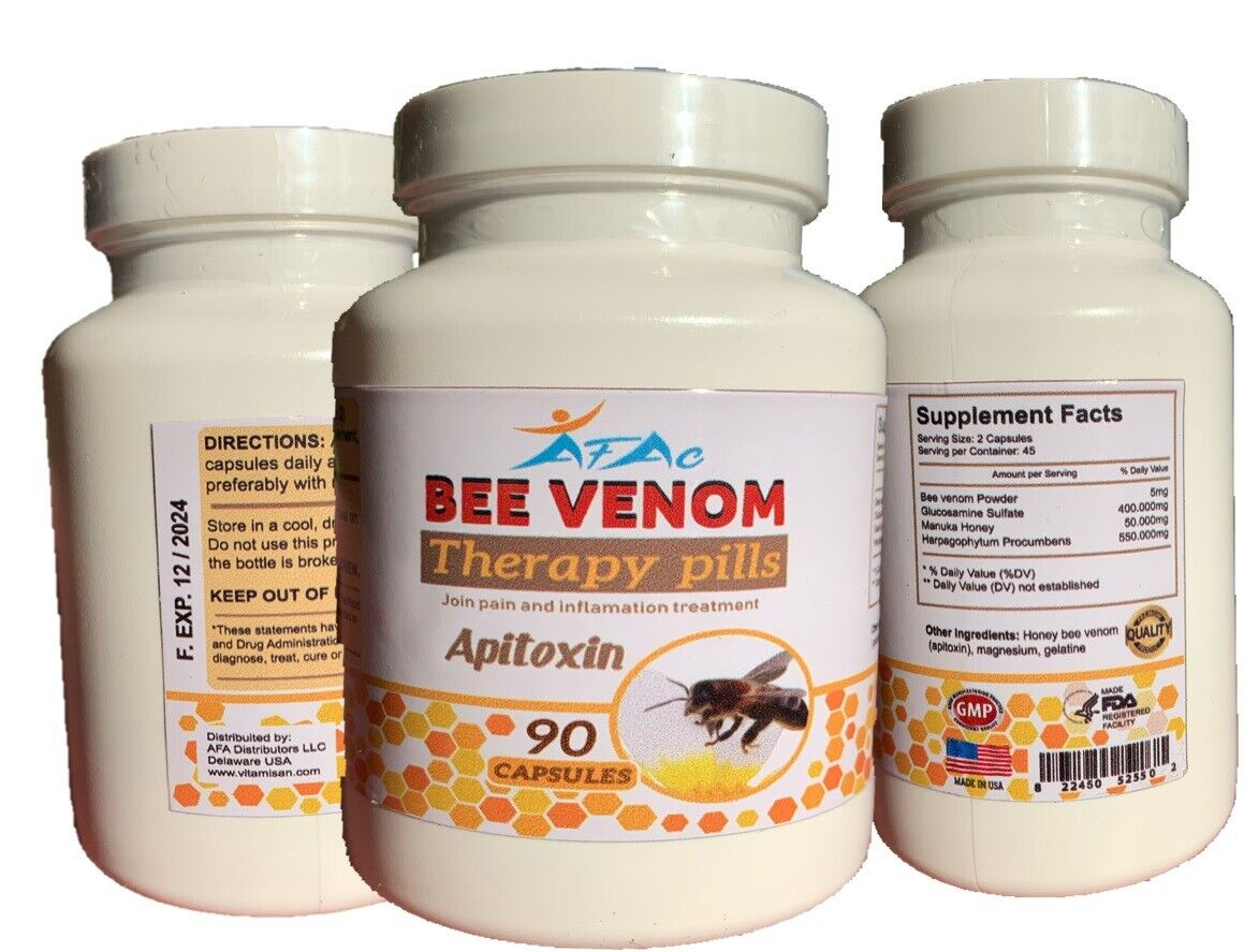 B-VENOM BEE MIRACLE anti-inflamatory Arthritis Pain abeemed bio bee therapy