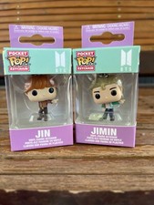 Funko Pocket POP LLAVERO: BTS Members JIMIN & JIN - NUEVO EN CAJA K-POP