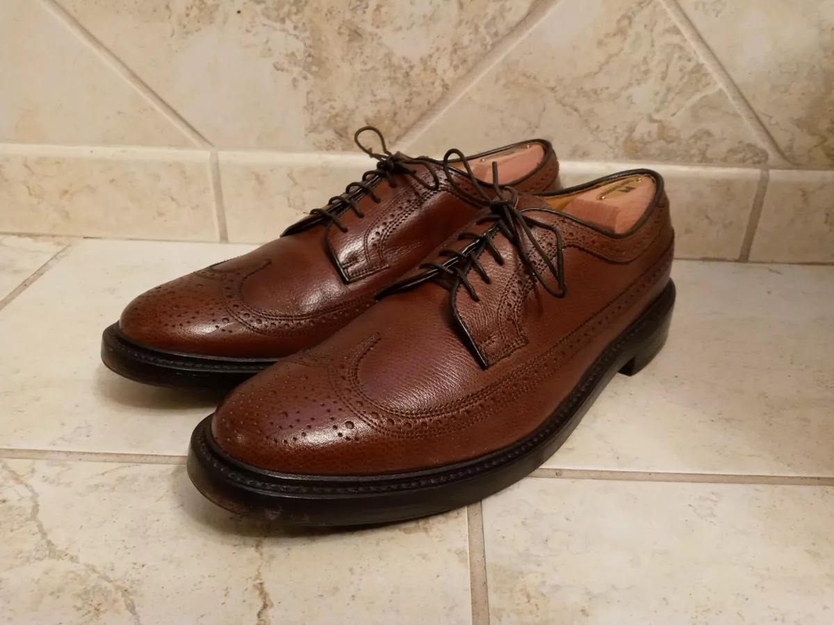 Vintage Stafford Longwing Wingtips Gunboats 10.5D Vibram eBay