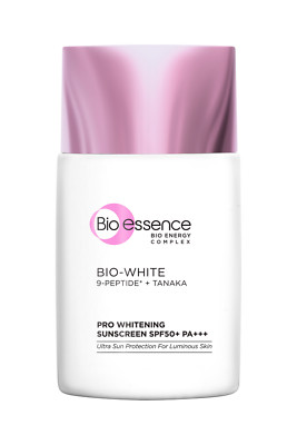 Bio Essence Bio-White 9-PEPTIDE* + TANAKA PRO WHITENING SUNSCREEN SPF50+ PA+++