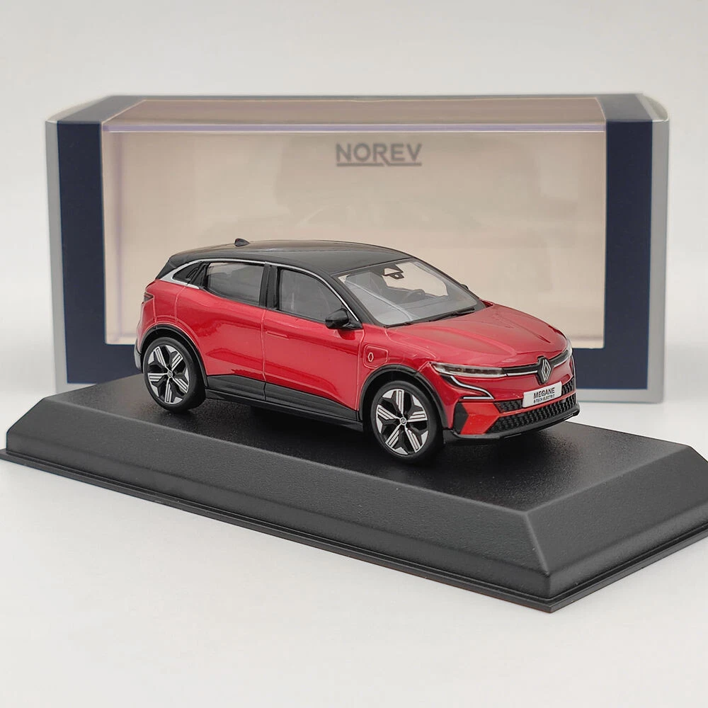 1/43 Norev Renault Megane E-Tech 100% Electric 2022 Red Diecast Models Car