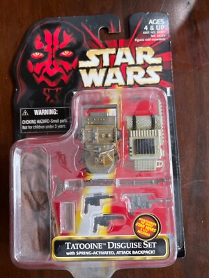 Hasbro Star Wars Episode 1 TATOOINE DISQUISE SET Action Figure Upgrades NIB a028