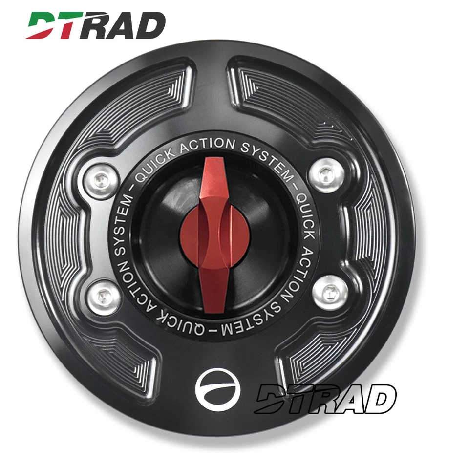 Tapa del tanque de combustible de acción de liberación rápida sin llave para BMW S1000RR HP4 2010-2022 S1000R Foto 2 de 4