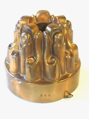 #ad RARE INTRICATE 1800#x27;S ANTIQUE JONES BROS DOWN STREET LONDON ENGLAND COPPER MOLD $499.00