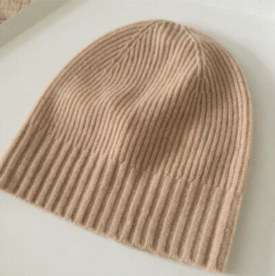 NORDSTROM  WOMENS CASHMERE KNIT BEANIE IVORY CLOUD OS NWT Knitted Cloud Beanie Cream - AndesGifts main image 3