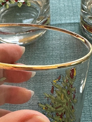 Spode Christmas Tree Old Fashioned Glass - Thumbnail 5