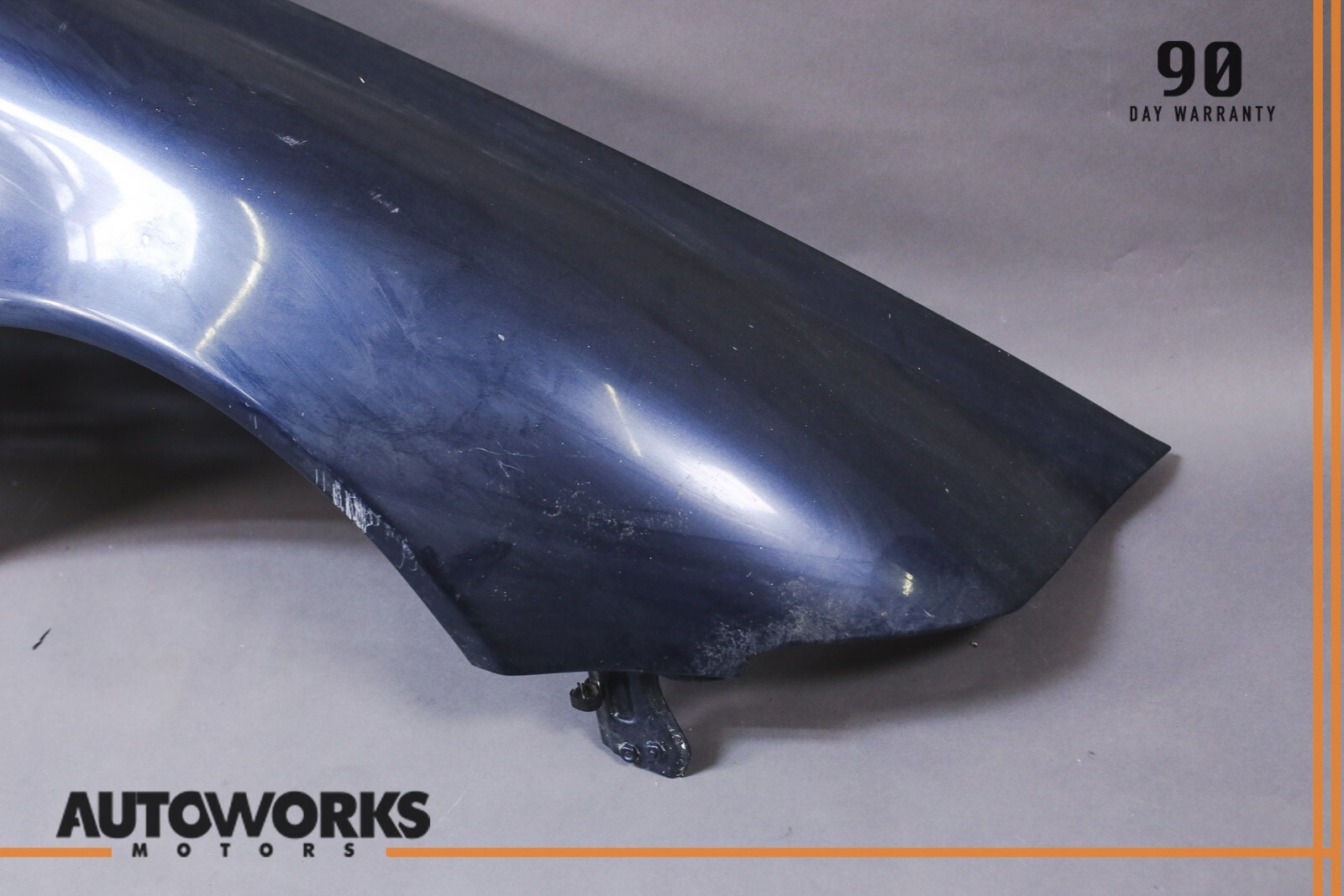 03-13 Maserati Quattroporte M139 Front Right Passenger Side Fender Wing Blue OEM