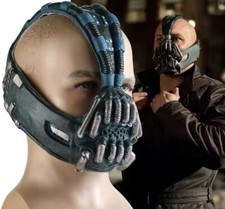 Batman Bane Cosplay Face Mask PVC Soft Helmet Replica Halloween Props Accessory