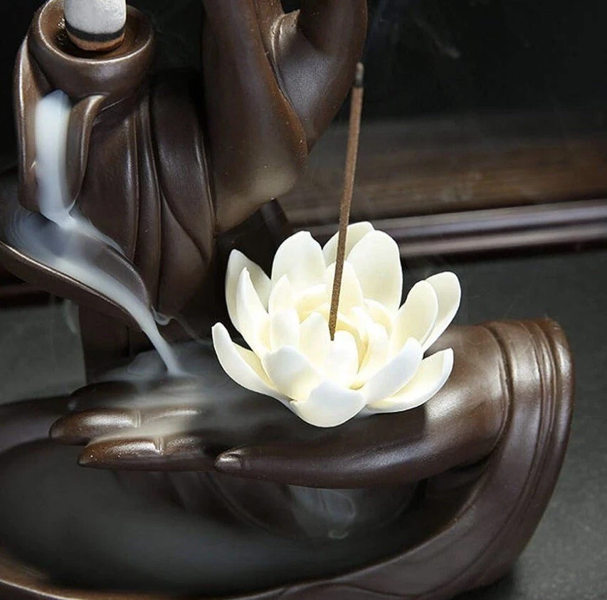 Bruciatore di incenso di riflusso con Cono di incenso 10pcs - Immagine 3 di 4