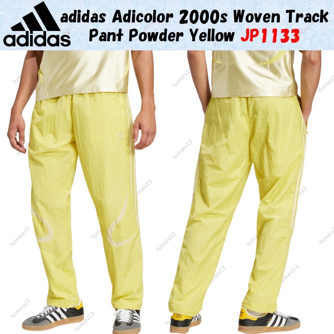 adidas Adicolor 2000s Woven Track Pant Powder Yellow JP1133 Japan