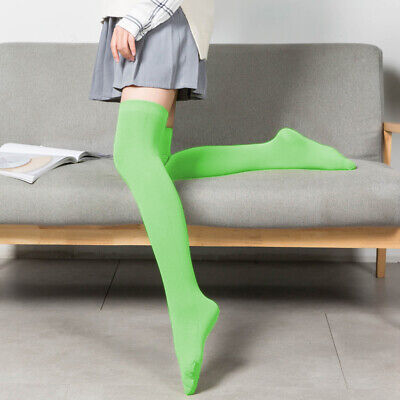 Kopen Women Thigh High Over Knee Long Socks Velvet Warm Stockings Dress Accessories