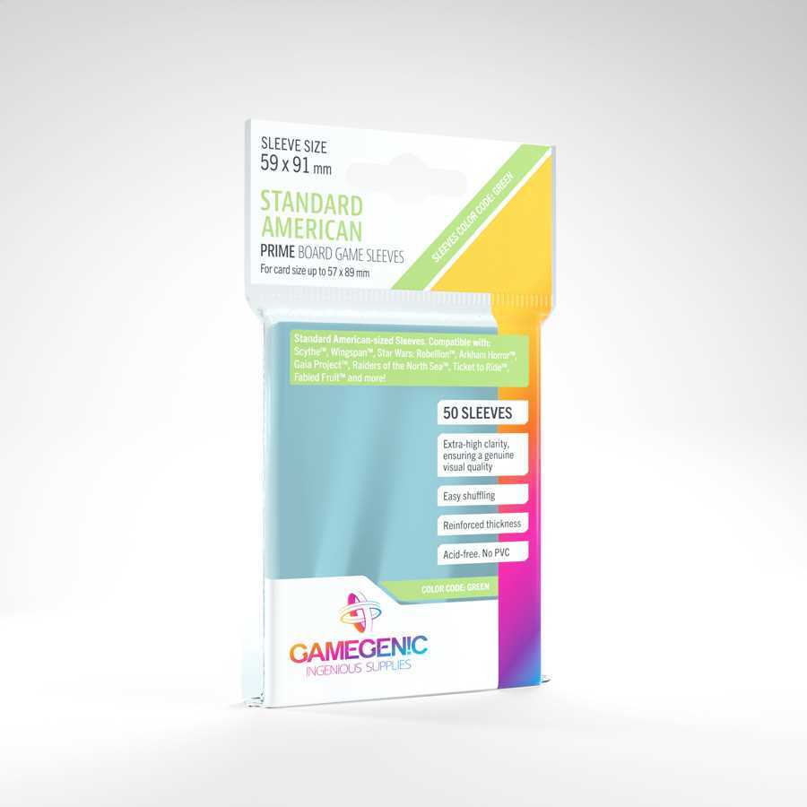 Thumbnail - Prime Standard American- Sized Sleeves: 59 X 91 Mm (50)