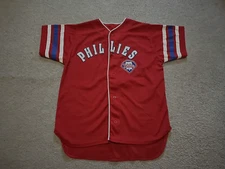 Mighty Mac Sports Scott Rolen Philadelphia Phillies MLB Red Youth L 16-18 Jersey
