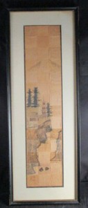 ANTIQUE CHINESE WATERCOLOR LANDSCAPE PAINTING