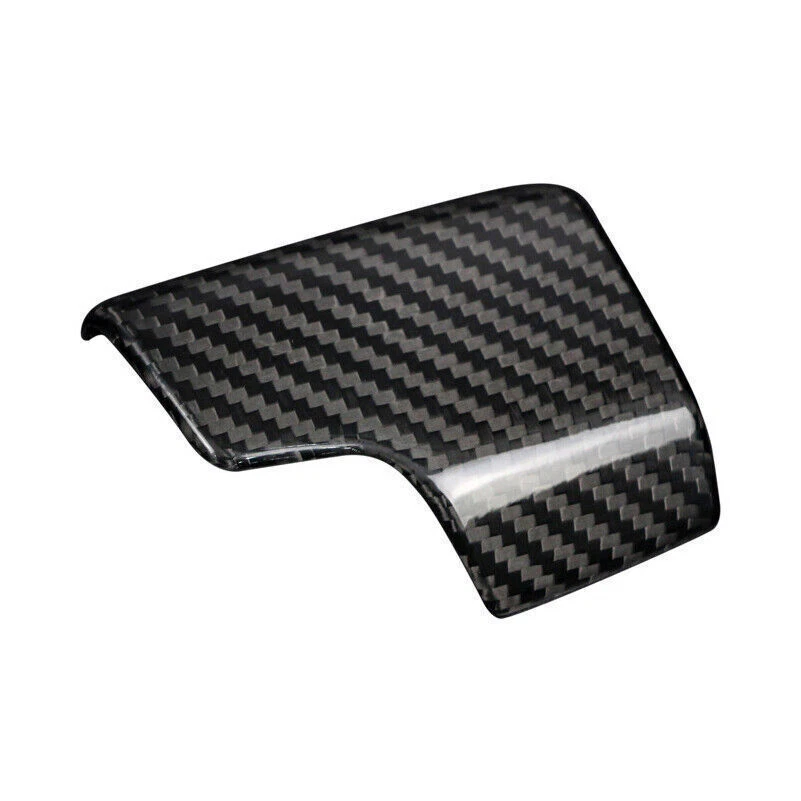 Cubierta de ajuste de perilla de cambio de marchas de fibra de carbono real para Audi A8 Q7 Q8 A6 S7 S6 RS6 Foto 2 de 4