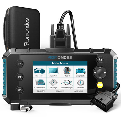 Romondes RD4000 OBD2 Diagnostic Scanner Tool Oil Reset/ABS/SAS/EPB/ Code Reader