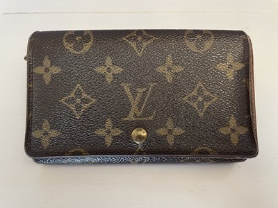 LOUIS VUITTON Paris Authentic Damen Geldbörse Canvas MONOGRAM ZIPPY 14x9 cm.