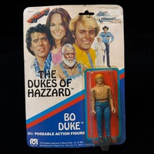 Mego Dukes of Hazard Bo Duke Action Figure 3 3/4" New on Card 1981
