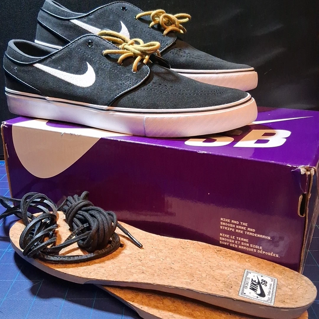 Nike Zoom Stefan Janoski OG+ SB Black White for Sale