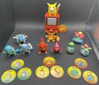 Pokémon TOMY Figures, Discs & Blaster Lot - Charizard Blastoise Venusaur Pikachu