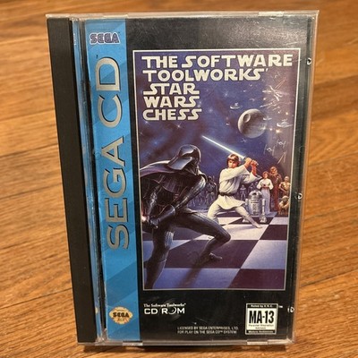 Star Wars Chess Sega CD CIB Tested Working Case Crack The Software Toolworks