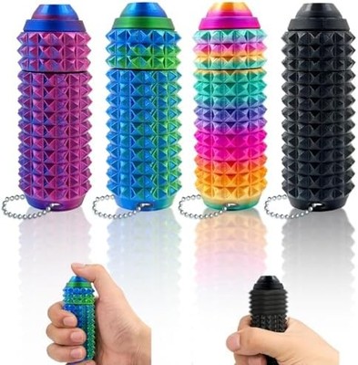 Little Pain Ouchies Fidget (4PCS), With Clicker Button & Spinner Pain Stim Fidge