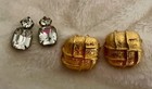 Vintage  & Anitque Fashion Screwback & Clip-on Earrings - Lot of 6 pair — photo 2