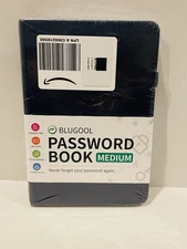 Blugool Password Book Medium Size Hardcover