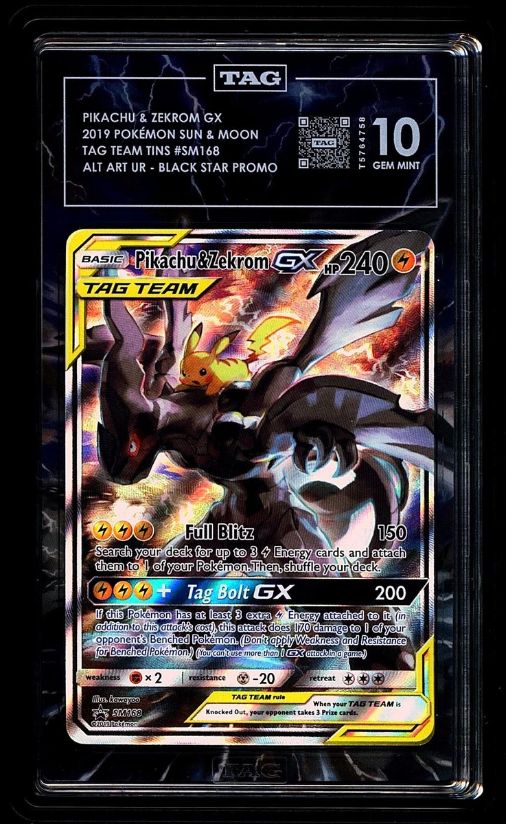 Pikachu & Zekrom GX SM168 Sm for sale | eBay