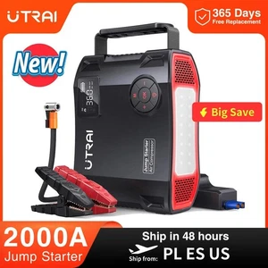 UTRAI 4 In 1 2000A Jump Starter Power Bank 16000mAh 150PSI Air Compressor Tire P