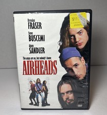Airheads DVD 1994 20th Fox w/ INSERT Fraser Buscemi Adam Sandler Rare OOP Tested