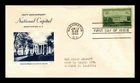 US COVER NATIONAL CAPITAL WHITE HOUSE FDC SCOTT 990 GRIMSLAND CACHET