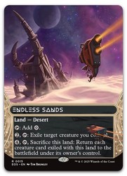 Endless Sands (0015) Borderless - Edge of Eternities: Stellar Sights MTG Rare